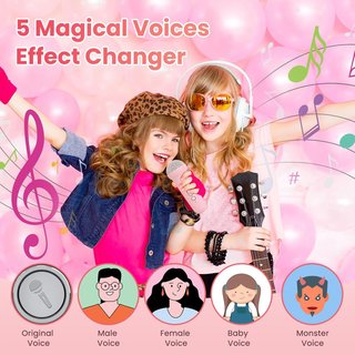 Micrófonos Karaoke Infantil Bluetooth Aiunaom