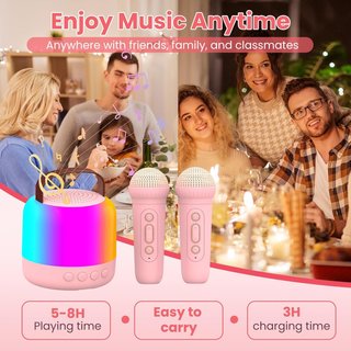 Micrófonos Karaoke Infantil Bluetooth Aiunaom