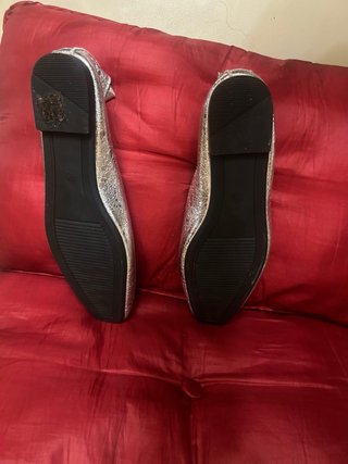 Bailarinas Plateadas Talla 38