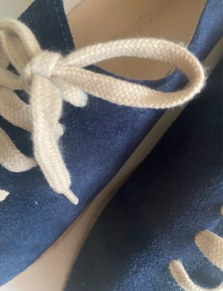 Zapatos Pisamonas serraje yute niño azul 37