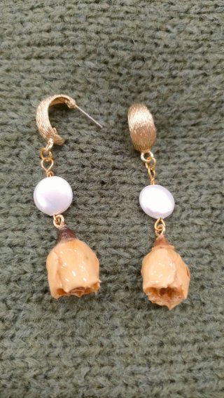 Pendientes Handmade con Flores