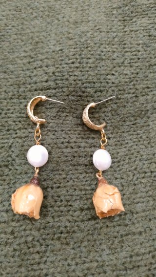 Pendientes Handmade con Flores