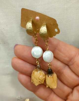 Pendientes Handmade con Flores