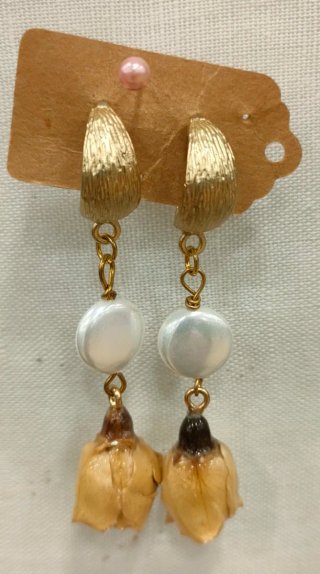 Pendientes Handmade con Flores