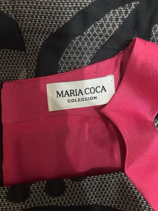 Abito Maria Coca Seta e Poliestere