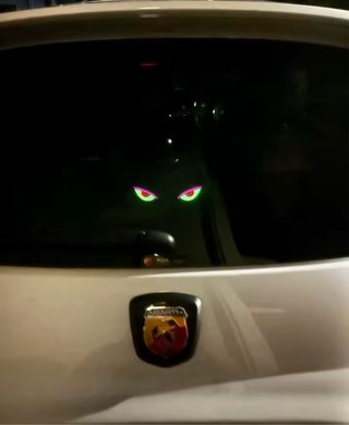 Ojos LED para Coche (carga solar)