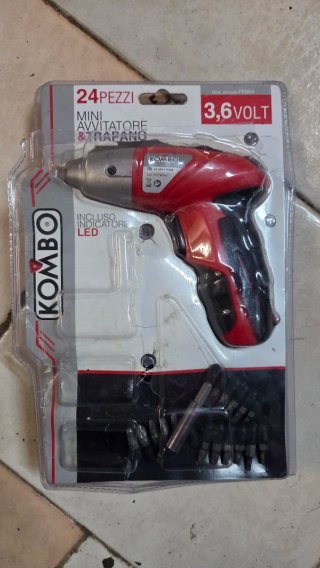 Mini Avvitatore e Trapano Kombo 3,6V
