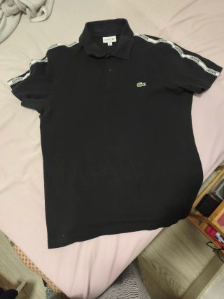 Original .Polo Lacoste Negro Talla M