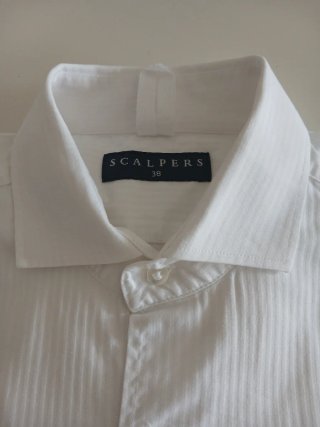 Camisa Scalpers Blanca Talla 38 Solo usada una vez