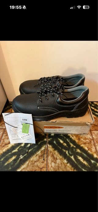 Zapatos de seguridad negros talla 41
