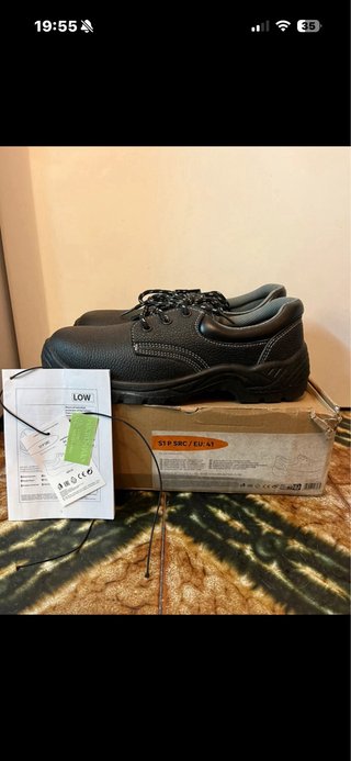 Zapatos de seguridad negros talla 41
