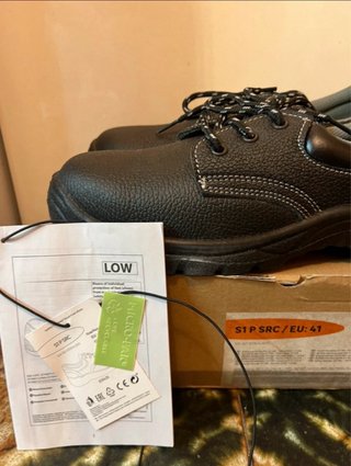 Zapatos de seguridad negros talla 41