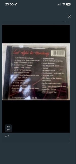 CD The Beatles Last Night in Hamburg