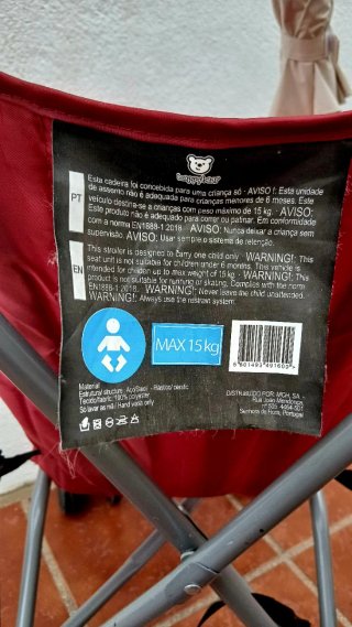 Sillita de paseo roja