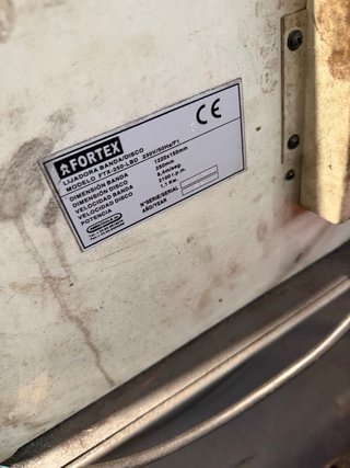 Lijadora industrial banda y disco FORTEX