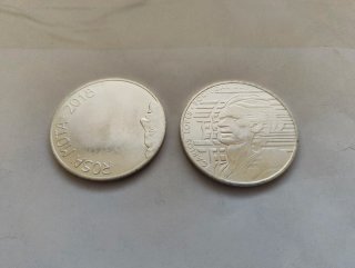 2 Monedas de Plata Rosa Mota Carlos Lopes