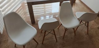 Pack 4 Sillas Comedor Diseño Nórdico