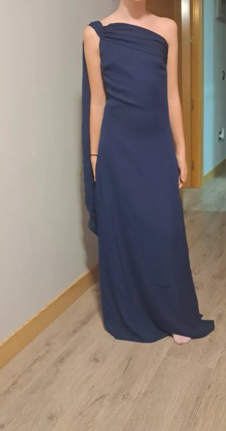Vestido de fiesta largo azul
