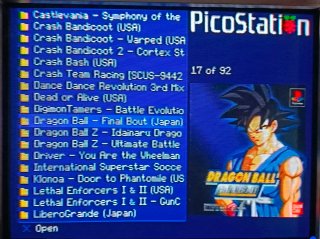 PlayStation PSX con carga y mods