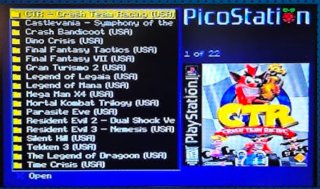 PlayStation PSX con carga y mods