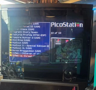 PlayStation PSX con carga y mods