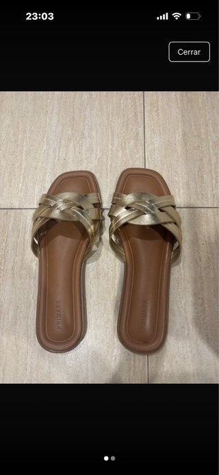Sandalias Doradas Primark