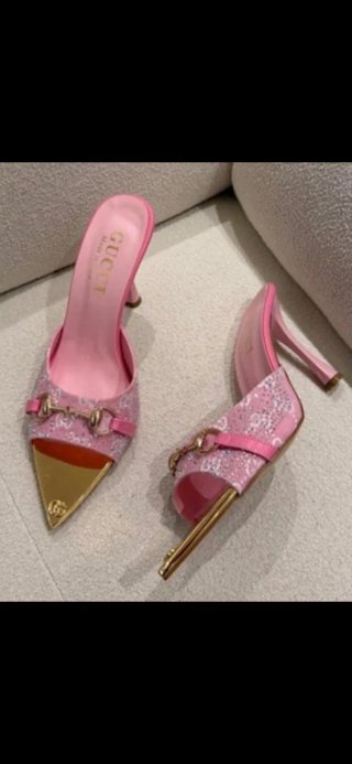 Sandalias Gucci Rosa
