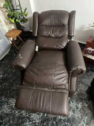 Sillón Relax Eléctrico Reclinable Marrón