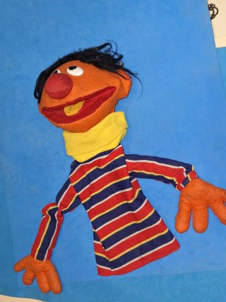 Original años 70 Marioneta Epi Barrio Sésamo