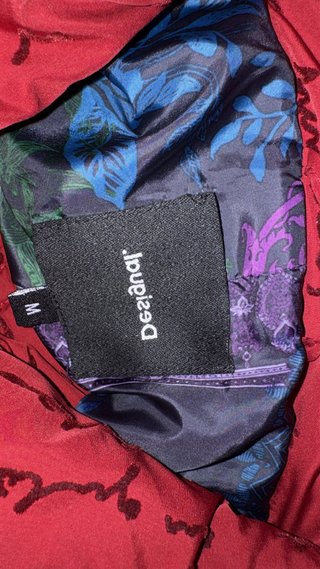 Chaqueta Desigual Roja con Estampado
