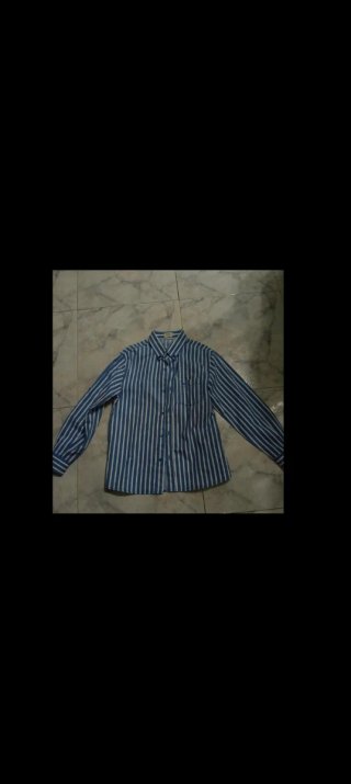 Camisa de Niño Manga Larga Celeste (10 años)