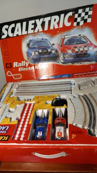 Scalextric C3 Rally Efecto Nieve Completo