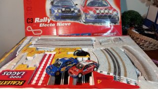 Scalextric C3 Rally Efecto Nieve Completo