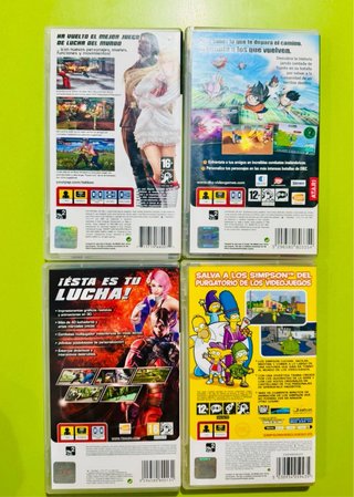 Lote de 4 Juegos para PSP