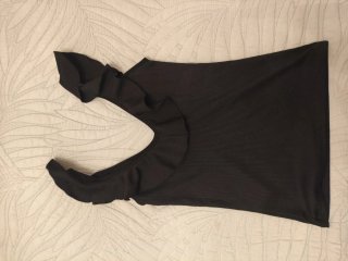 Top negro Stradivarius Talla XS