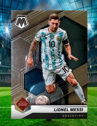 Lionel Messi 2021-22 Panini Mosaic FIFA Road