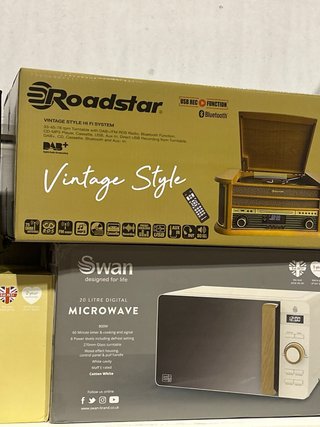 Tocadiscos Roadstar Vintage Style