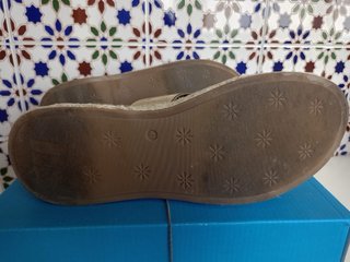 Sandalias doradas plataforma esparto