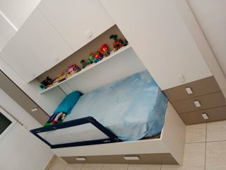 Cama Puente Juvenil con Almacenaje