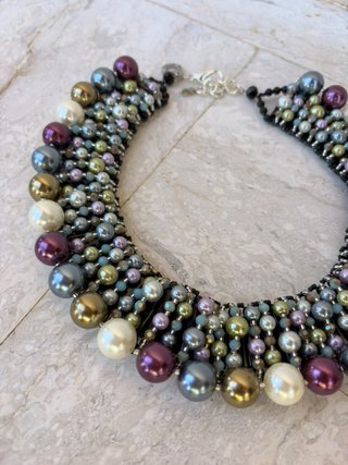 Collana Ottaviani Bijoux Perle e Cristalli