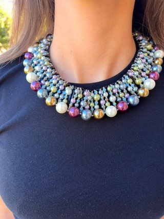 Collana Ottaviani Bijoux Perle e Cristalli