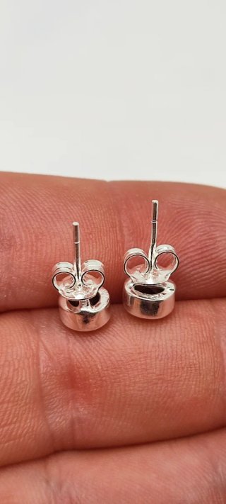 Pendientes de Plata y Cuarzo Ahumado.