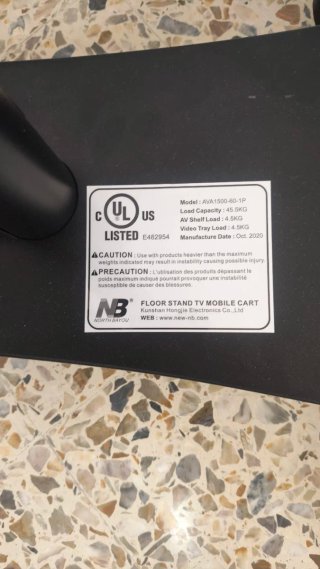 Soporte de Suelo para TV hasta 65