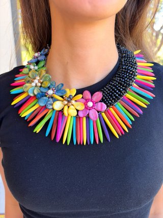 Collana Ottaviani Bijoux Fiori Madreperla