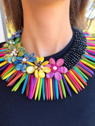 Collana Ottaviani Bijoux Fiori Madreperla