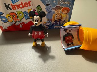 Figura Mickey Mouse Kinder Sorpresa Playmobil 1€