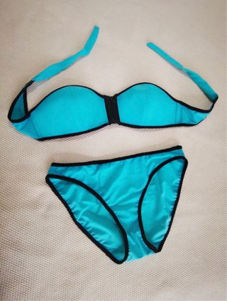 Bikini Neopreno Azul Turquesa Talla Única