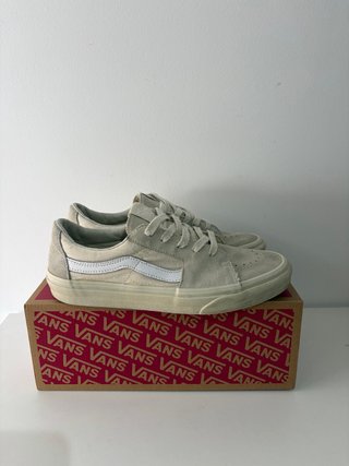 Vans Sk8-Low Beige/Blanco