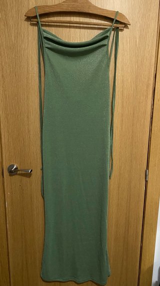 Vestido largo verde de noche