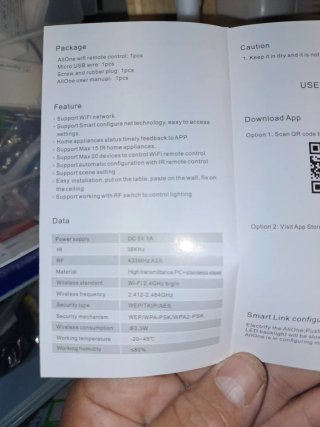 Controlador Remoto Orvibo WiWo-R1U